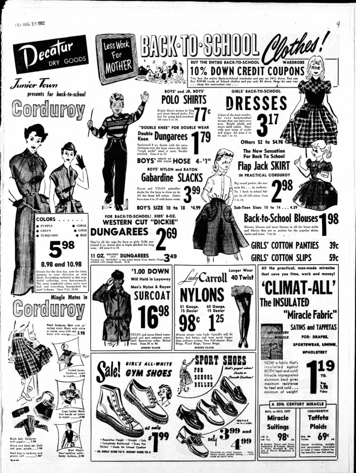 Back-to-school clothes!